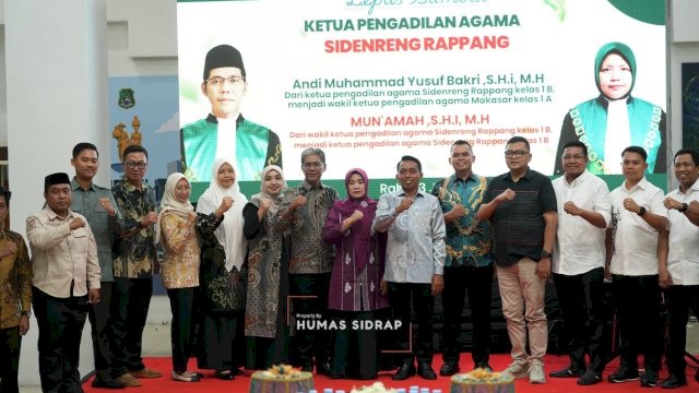 Lepas Sambut Ketua PA Sidrap, Bupati Tekankan Pentingnya Sinergi Lintas Lembaga