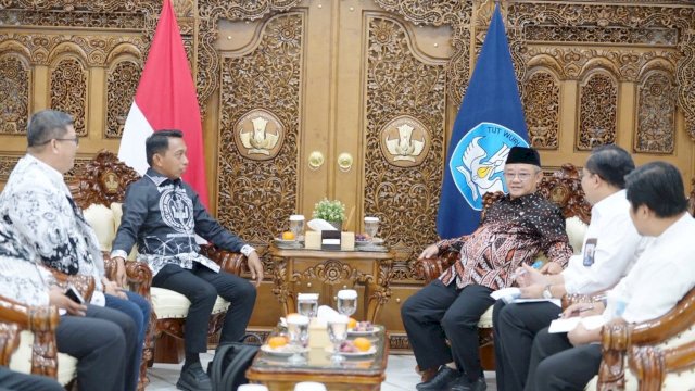 Perkokoh Posisi Lumbung Pangan, Bupati Sidrap Bawa Program Prioritas Perikanan ke KKP