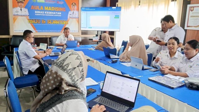 Diskominfo dan Dinas Kesehatan Sidrap Perkuat Implementasi TTE
