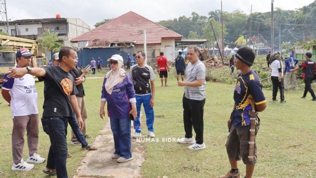 Jelang Porsenijar Provinsi, Stadion Ganggawa Sidrap Terus Dibenahi