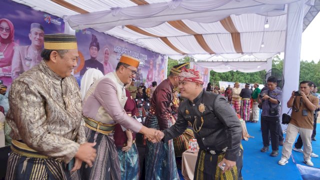 Wakil Bupati Luwu Hadiri Peringatan HUT ke-23 Luwu Timur, Dorong Penguatan Sinergi Luwu Raya