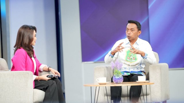 Tampil Live di TV Nasional, Bupati Sidrap Paparkan Strategi Ketahanan Pangan hingga Investasi Energi