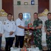 Bupati Luwu dan Danrem 141/Toddopuli Letakkan Batu Pertama Kantor Koramil Belopa