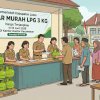 Atasi Kelangkaan Gas Melon, Pemkab Luwu Salurkan Ribuan Tabung LPG 3 Kg Lewat Pasar Murah