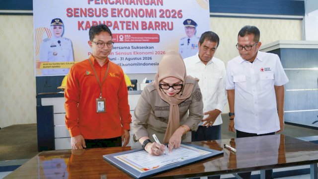 Bupati Barru Ajak Semua Pihak Sukseskan Sensus Ekonomi 2026