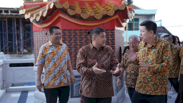 Walikota Makassar Munafri Arifuddin meresmikan Cetia Zhen An Kong &ldquo;Sam Ong Hu&rdquo;