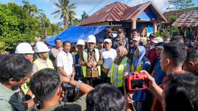 Gubernur Sulsel Ground Breaking Rehabilitasi Irigasi Apparang Hulu, Dukung Produktivitas Pertanian di Sinjai