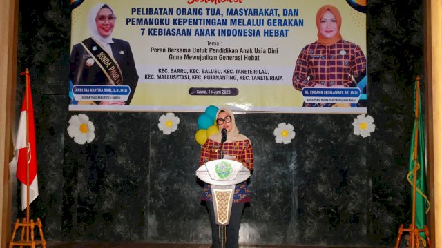 Pemkab Barru Perkuat Sinergi Pendidikan Anak Usia Dini Lewat Gerakan 7 Kebiasaan Anak Indonesia Hebat