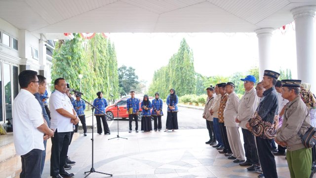 Bupati Luwu Lepas Kontingan PENAS Petani dan Nelayan