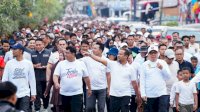 Gubernur Sulsel Lepas Ribuan Peserta Jalan Sehat Anti Mager, Ajak Warga Toraja Utara Budayakan Hidup Sehat