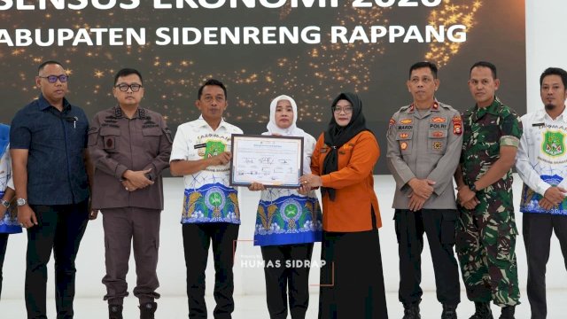 Bupati Sidrap Jadi Responden Sensus Ekonomi 2026, Ajak Warga Beri Data Akurat
