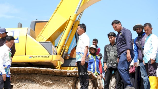Perbaikan Irigasi Lasireso Masuk Tahap Akhir, Bupati Sidrap Targetkan Segera Rampung