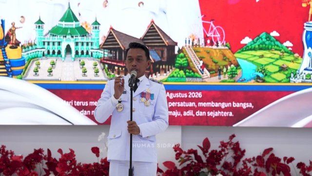 Ramah Tamah Paskibraka Sidrap Penuh Haru, Bupati Syaharuddin: Jangan Berhenti di Barisan Pengibar Bendera