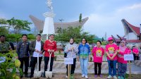 Fatmawati Naik Vespa Keliling Toraja Utara, Tanam Tabebuya di Kete Kesu