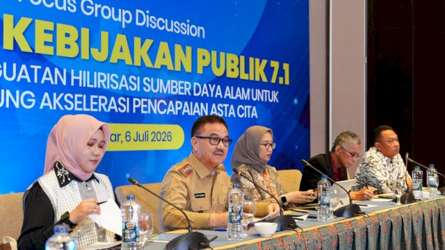 Sekda Jufri Rahman: Hilirisasi SDA Jadi Kunci Tingkatkan Nilai Tambah dan Daya Saing Sulsel