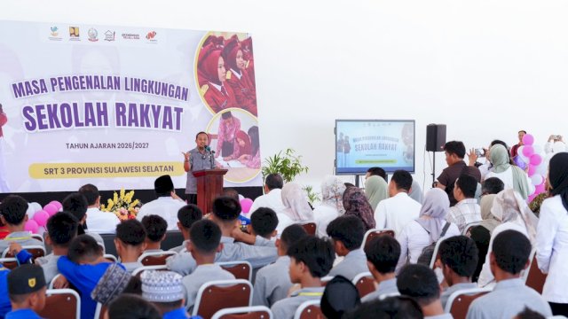 Gubernur Andi Sudirman Resmi Buka MPLS Sekolah Rakyat Terintegrasi 3 Sulsel, 270 Siswa Siap Wujudkan Mimpi