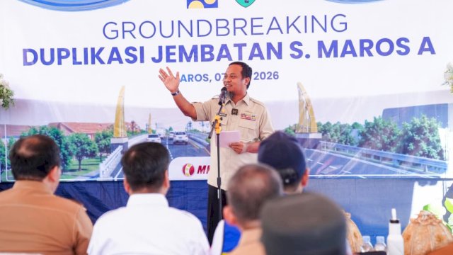 Gubernur Sulsel Groundbreaking MYP Paket 6, Tangani 20 Ruas Jalan di Sembilan Daerah