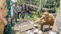 Wabup Barru Ikuti Ground Breaking Jembatan Garuda, Ditarget Rampung 30 Hari