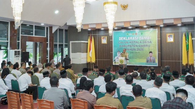 Deklarasi Damai Pilkades Barru 2026, Wabup Tekankan Persaudaraan dan Pembangunan Desa
