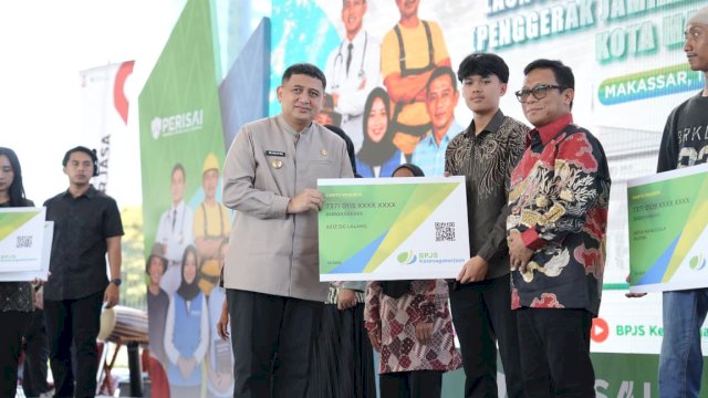 Pemkot Makassar launching Integrasi BPJS Ketenaga kerjaan