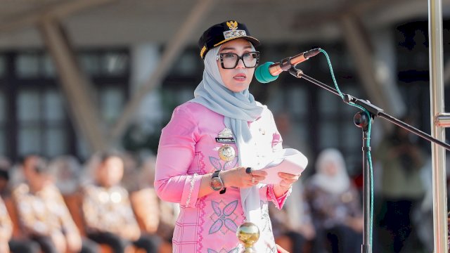 Bupati Barru Pimpin Upacara Harganas