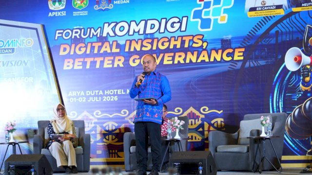Kadis Kominfo Makassar Paparkan Keunggulan LONTARA+ di Forum Komdigi APEKSI 2026