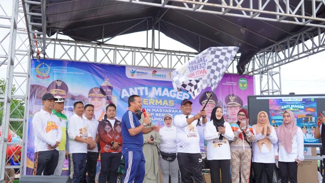 Gubernur Sulsel Lepas Jalan Sehat Anti Mager dan Buka Luwu Expo 2026