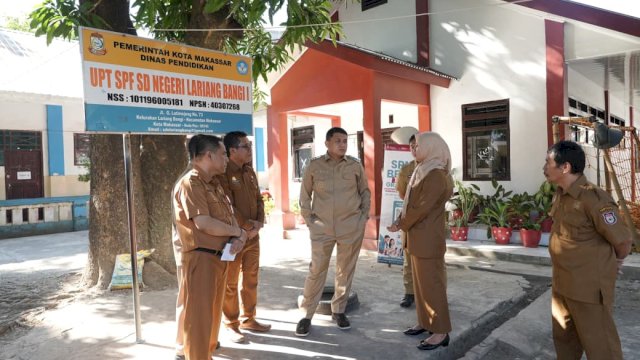Wali Kota Appi Antar Anak di Hari Pertama Sekolah, Sekaligus Pantau MPLS di Makassar