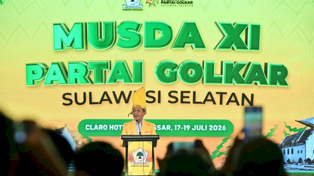 Bahlil: Bicara Golkar, Sulsel Jadi Barometer Politik di KTI, Ketua Terpilih Jangan “Tidur” Lagi