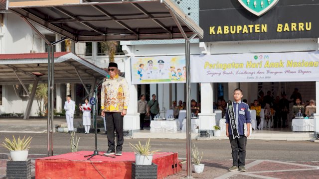 Kick Off HUT RI ke-81 di Tanete Riaja Resmi Dimulai, Wabup Barru Ajak Warga Perkuat Persatuan dan Waspada Kebakaran