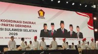 Duduk Berdampingan dengan Dasco, Andi Muchtar Ali Yusuf dan Sinyal Politik dari Panggung Gerindra Sulsel
