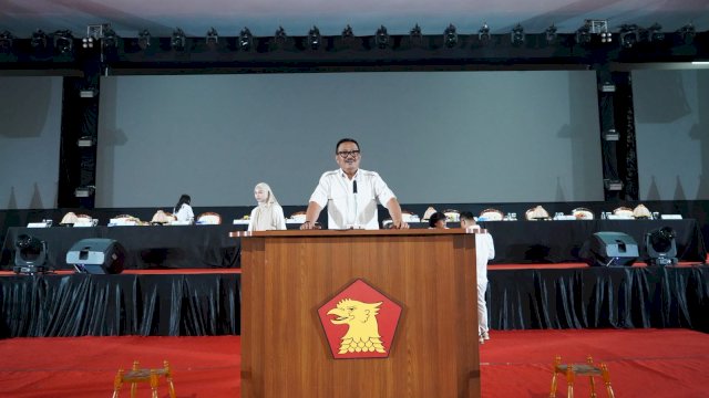 Hadiri Rakorda Gerindra Sulsel, Haji Patudangi Tegaskan Loyalitas dan Soliditas Kader