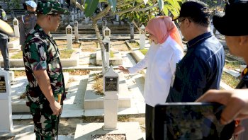 Aliyah Mustika Ilham Hadiri Karya Bakti di TMP Panaikang, Momentum Kenang Jasa Pahlawan