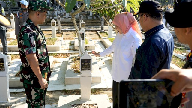 Aliyah Mustika Ilham Hadiri Karya Bakti di TMP Panaikang, Momentum Kenang Jasa Pahlawan
