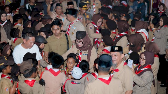Bupati dan Wabup Barru Sambangi Dua Bumi Perkemahan, Tekankan Pramuka sebagai Sekolah Karakter