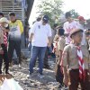 Bukan Sekadar Bersih Pantai, Pramuka Barru Tanamkan Semangat Pengabdian di Polejiwa