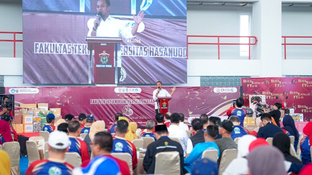 Dies Natalis ke-66 FT Unhas, Andi Sudirman Ajak Engineer Kawal Pembangunan Infrastruktur Sulsel
