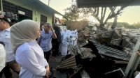 Gerindra Makassar Datangi Korban Kebakaran Asrama Kodam Mattoangin, Salurkan Bantuan Sembako