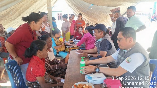 Pascagempa Flores, Tim Kesehatan Sulsel Layani 315 Pasien di Manggarai