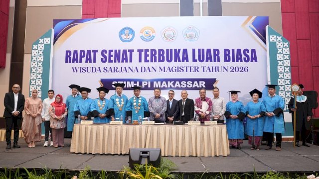 Titip Pesan ke Wisudawan STIM-LPI, Appi: Jaga Integritas dan Nama Baik Almamater