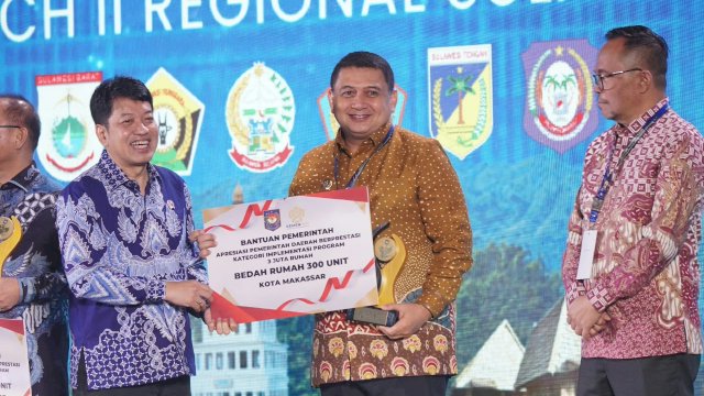 Makassar Raih Dua Penghargaan Kemendagri, Terbaik Program Hunian Layak dan Akses Pendidikan
