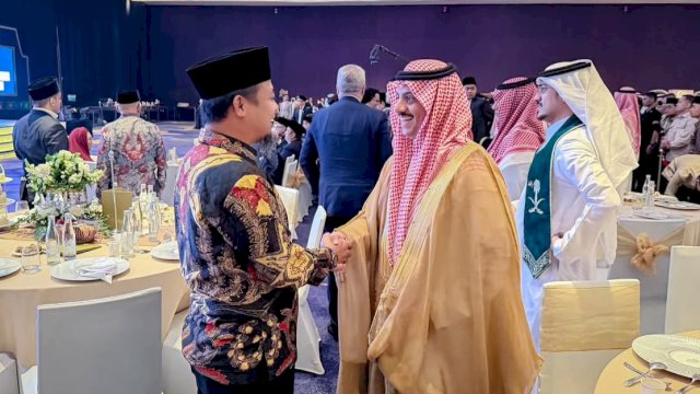 Gubernur Sulsel Hadiri Hari Nasional ke-96 Arab Saudi, Bahas Peluang Kerja Sama Strategis