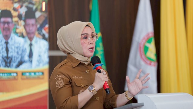 Buka Konkerkab PGRI Barru, Andi Ina Tekankan Soliditas Guru dan Sinergi Pendidikan