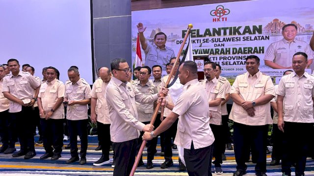 Abdul Kadir Karding Lantik Achmad Syarifuddin sebagai Ketua HKTI Kota Palopo, Fokus Perkuat Kemandirian Petani