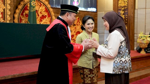 Aliyah Mustika Ilham Hadiri Pelantikan Hakim Tinggi Denpasar, Beri Selamat I Wayan Gede Rumega