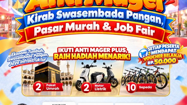 HUT ke-357 Sulsel, Gubernur Andi Sudirman Siapkan Voucher Rp50 Ribu dan Hadiah Jalan Sehat