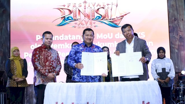 Festival Pinisi 2026 Jadi Momentum, Bulukumba dan Penajam Paser Utara Perkuat Kerja Sama Ekonomi