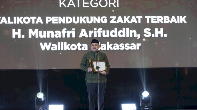 Munafri Raih Grand Baznas Award 2026, Bidik Makassar Jadi Kota Filantropi Nasional
