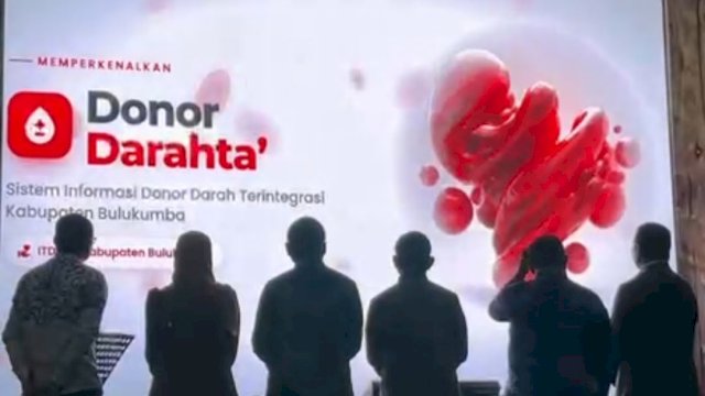 Mudahkan Pencarian Pendonor, PMI dan Diskominfo Bulukumba Luncurkan Aplikasi Donor Darahta&rsquo;