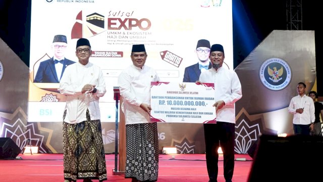 Gubernur Sulsel Siapkan Rp10 Miliar untuk Masjid Asrama Haji, UMKM Dibidik Masuk Ekosistem Haji dan Umrah